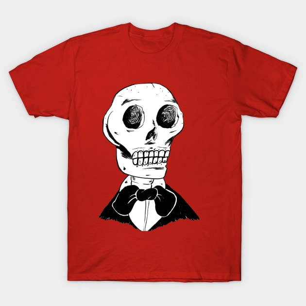 Well Dressed Skeleton T-Shirt by Black Snow Comics